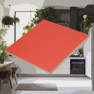 Modern Colours - Attention Red Ceramic Tile