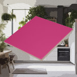 Modern Colours - Bright Magenta Ceramic Tile<br><div class="desc">Elevate your gift-giving experience with our ceramic tile in eye-catching noticeable bright magenta, the perfect foundation for presenting your beautifully wrapped gifts. Use them as stylish and practical coasters for drinks or as elegant display pieces for showcasing your wrapped treasures. Our solid coloured ceramic tiles add a touch of sophistication...</div>