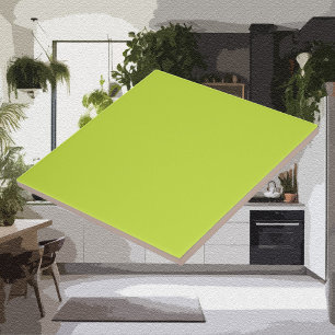 Modern Colours - Bright Yellow-Green Ceramic Tile