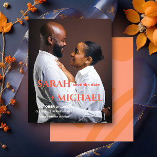 Modern Colours Collage Budget Save The Date Flyer