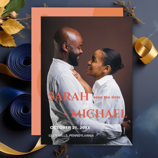 Modern Colours Collage Save The Date (Creator Uploaded)