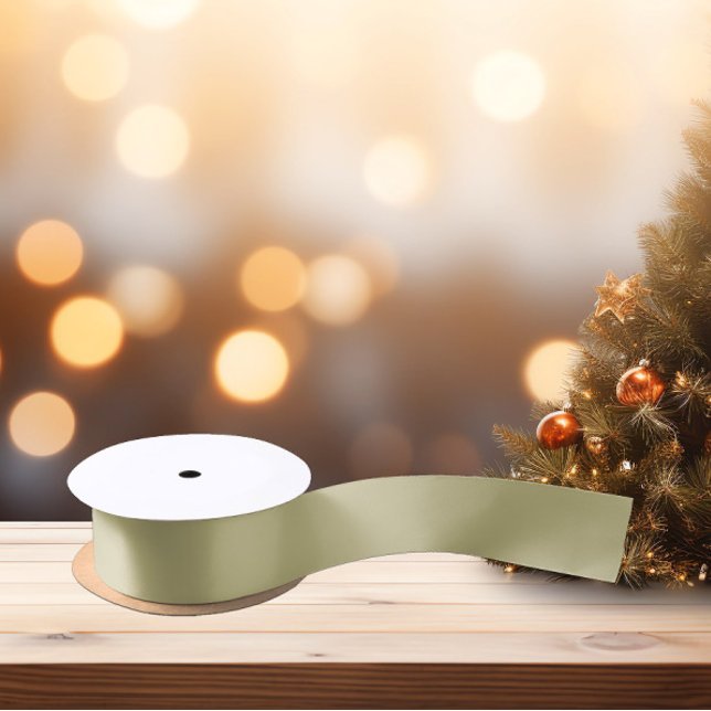 Modern Colours - Earthy Green Satin Ribbon (Creator Uploaded)