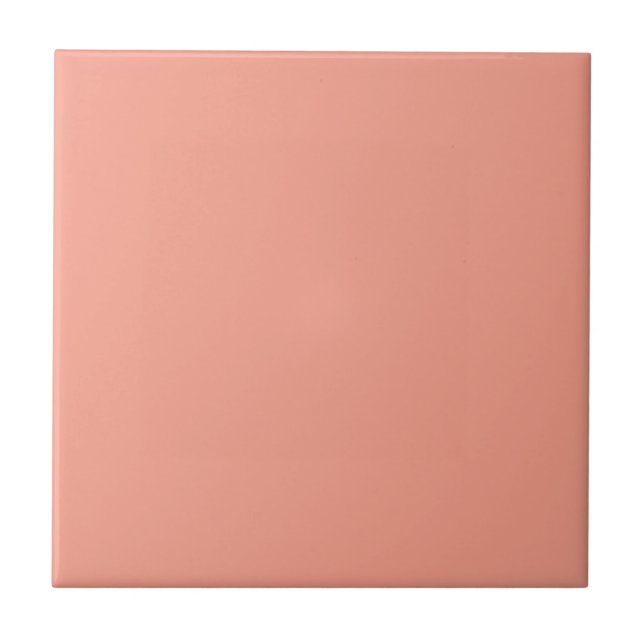 Modern Colours - Light Soft Peach Ceramic Tile (Front)