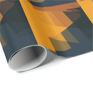 Modern Colours Mosaic Geometric Pattern #19 Wrapping Paper