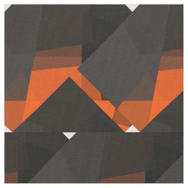 Modern Colours Mosaic Geometric Pattern #3 Fabric (Close Up)