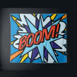 Modern Comic Book Pop Art BOOM Tapestry<br><div class="desc">A fun,  cool and trendy retro comic book pop art design that puts the wham,  zap,  pow into any superhero's day. Designed by Thisisnotme©</div>