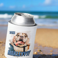 Modern Comic Simple Grunge Custom Pet Photo