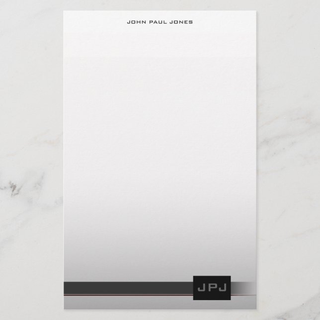 Modern Company 002 Stationery (Front)