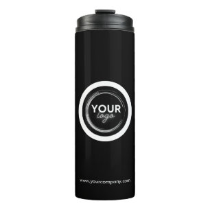 Modern Company Logo Branded Business Thermal Tumbler