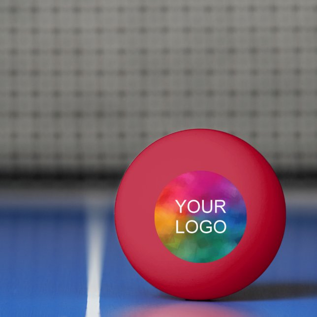 Modern Company Logo Emblem Template Red Ping Pong Ball (Net)