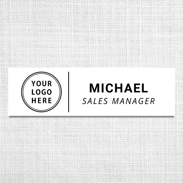 Modern Company Logo Name Tag (Creator Uploaded)