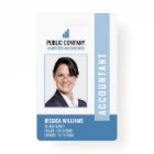 Modern Company Logo Photo Employee ID