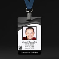 Modern Computer Software Company Repair Black ID