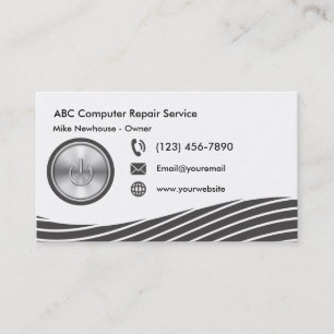 Modern Computer Technology Business Card