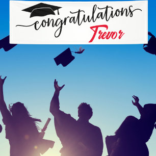 Modern Congratulations Graduation Banner