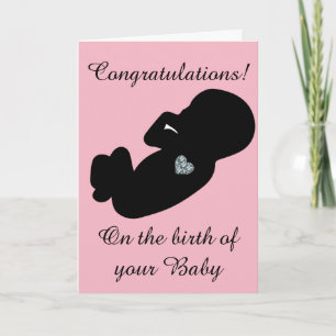 Modern Congratulations on the birth of your baby c Card