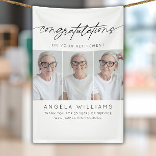 Modern Congratulations On Your Retirement Photo Banner
