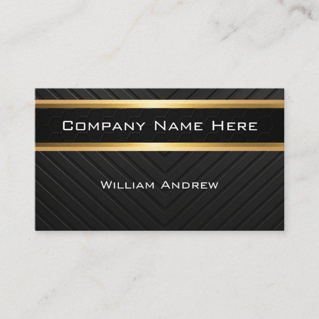 Modern Construction Business Cards (Front)