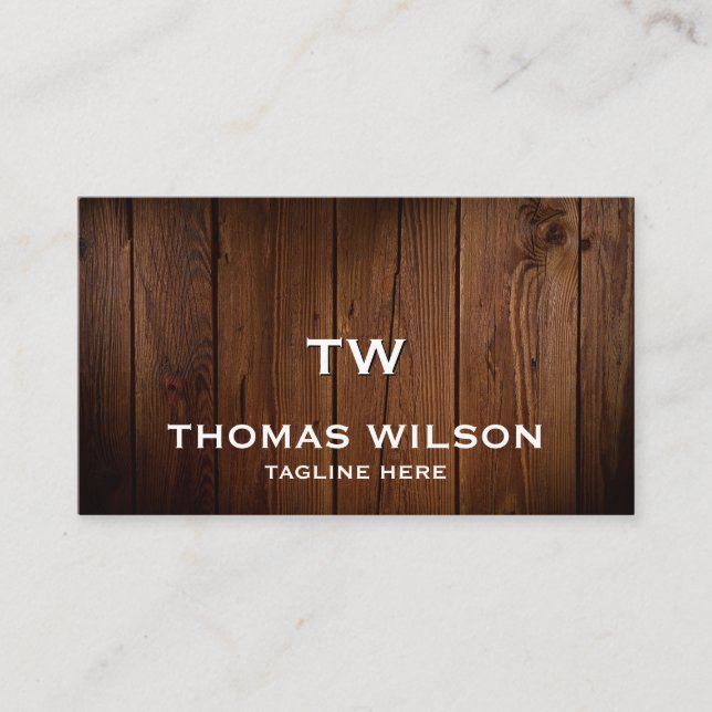 Modern Construction Handyman Carpenter Tools Busin Business Card (Front)