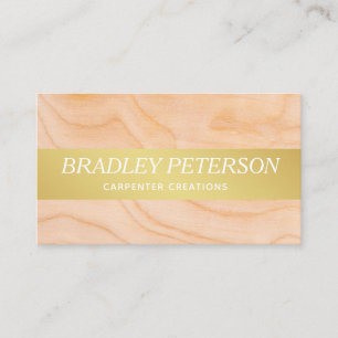 Modern Construction Handyman Carpenter Tools Wood  Business Card