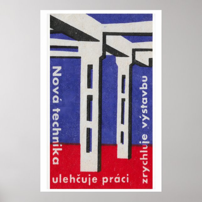 Modern Construction Methods - Matchbox Print (Front)
