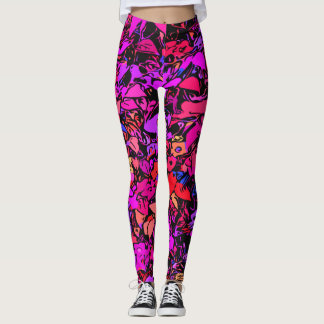 Modern Contemporary Abstract Art Leggings