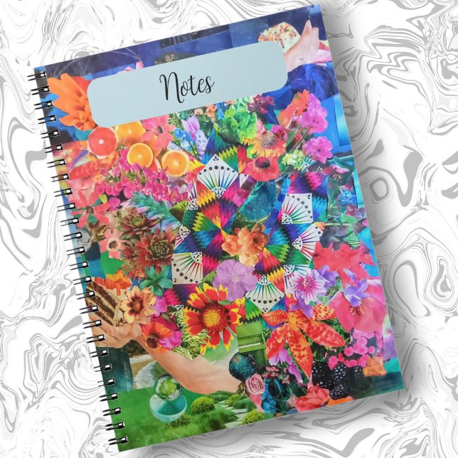 Modern Contemporary Abstract Collage Notebook (Creator Uploaded)