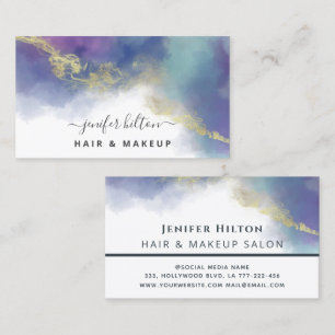 Modern Contemporary abstract signature Business Card