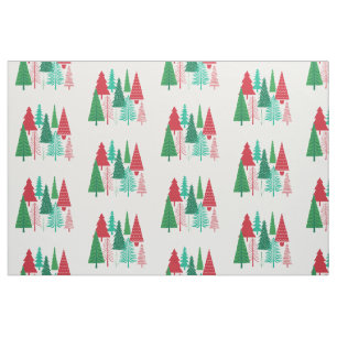 modern contemporary Christmas trees Fabric