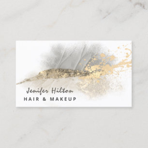 Modern Contemporary elegant abstract gold Business Card