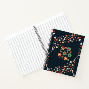 Modern Contemporary Floral Notebook