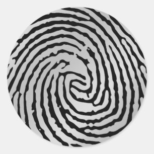 Modern Contemporary Stylish Classic Round Sticker