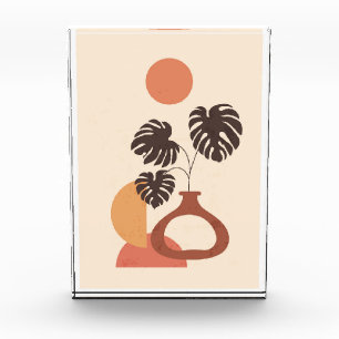 Modern contemporary wall art photo block