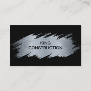 Modern Cool Construction Business Card