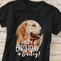 Modern Cool Fun Custom Pet Photo Birthday Greeting