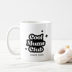 Modern Cool moms club Retro Vintage Groovy Coffee Mug