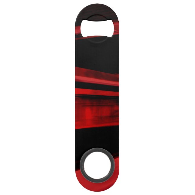 Modern, cool motion concept in red and black (Front)