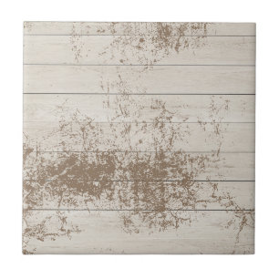 Modern cool rustic wood Grunge background Ceramic Tile