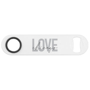 Modern,cool, simple, minimal, design Love Chicago