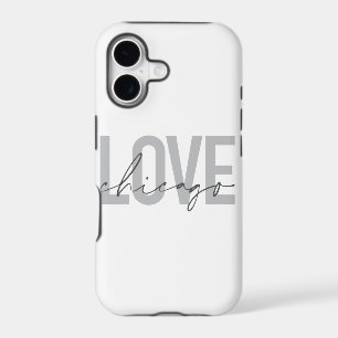 Modern,cool, simple, minimal, design Love Chicago
