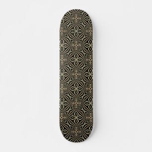 Modern Cool & Trendy Dot Art Skateboard