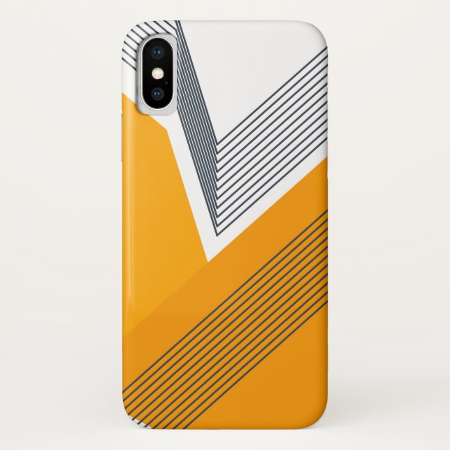 Modern, cool, trendy, urban, simple geometric art Case-Mate iPhone case (Back)