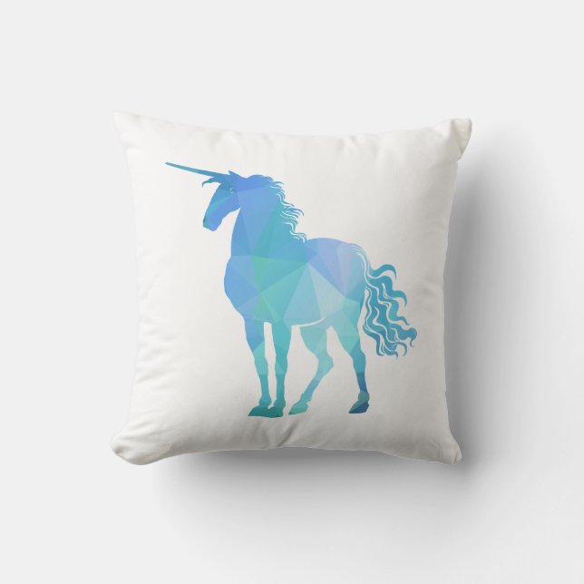 Modern Cool Unicorn Cushion (Front)
