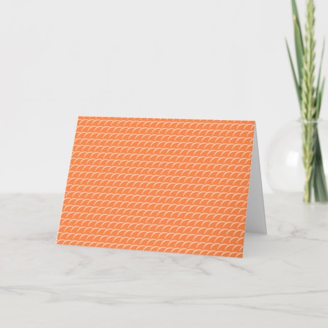 Modern Copper Thank You Card (Front)