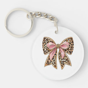 Modern coquettish bow key ring