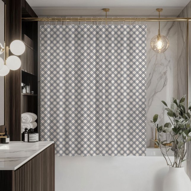 Modern Coral Plaid Curtain Soft and Stylish Touch (Modern Coral Plaid Curtain Soft and Stylish Touch)