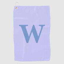Modern Cornflower Initial Letter | Periwinkle Blue