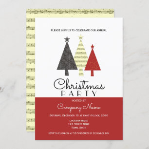 Modern Corporate Christmas Invitation