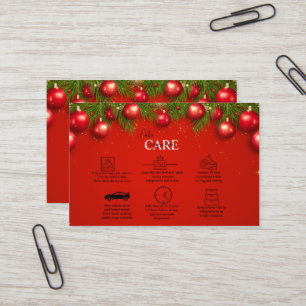 Modern Corporate Christmas Season Business Card