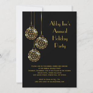 Modern Corporate Holiday Party Invitation